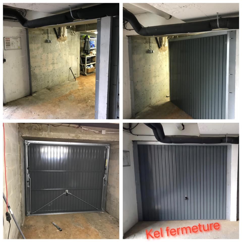 Installation d'une porte de garage